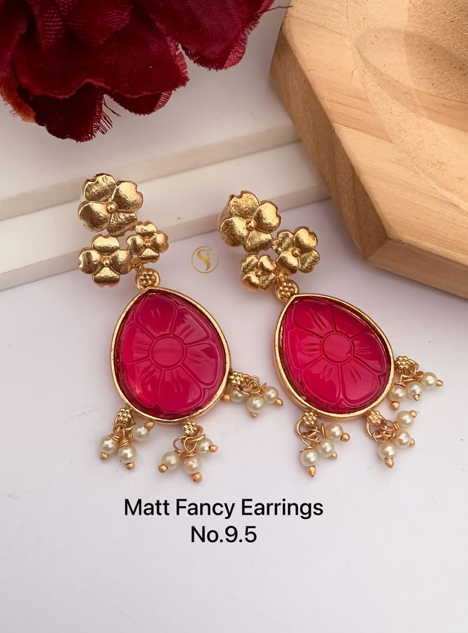 20 Designer AD Diamond Fancy Earrings Wholesale Online
